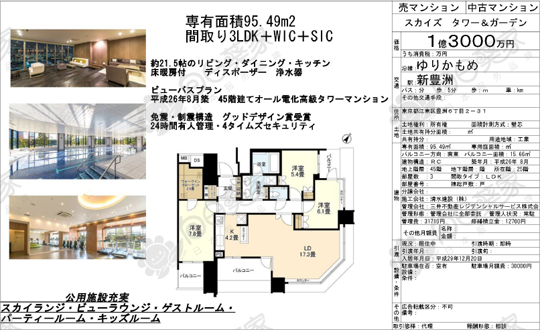 东京新豊州高级公寓720万人民币