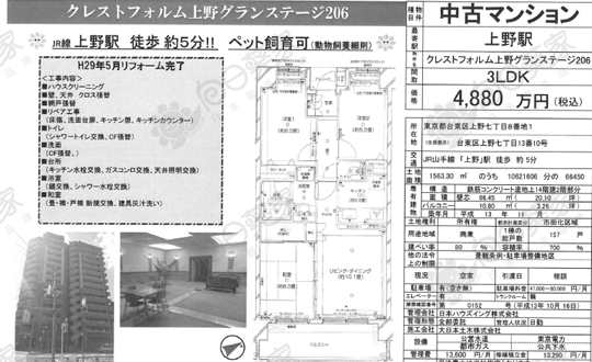 东京上野公寓292万人民币