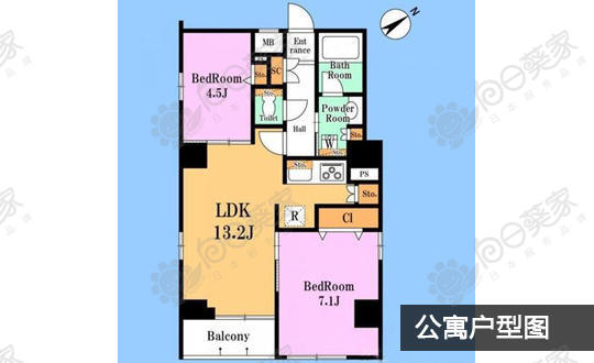 日本东京都台东区浅草2居室公寓