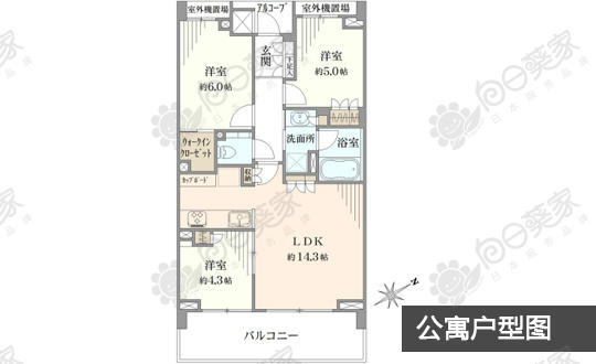 日本东京都北区駒込公寓