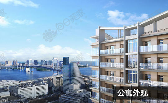 日本东京都港区芝浦高级塔楼公寓