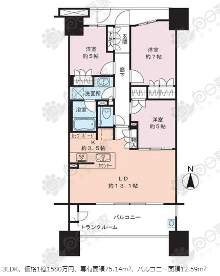 公寓房型图