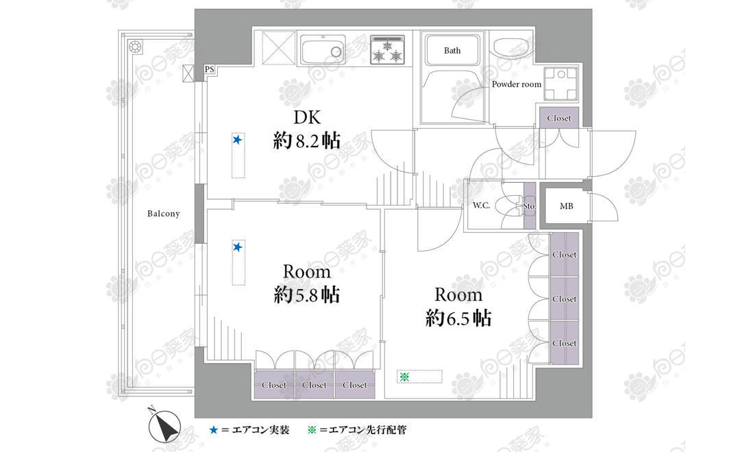 日本东京都台东区浅草2居室公寓
