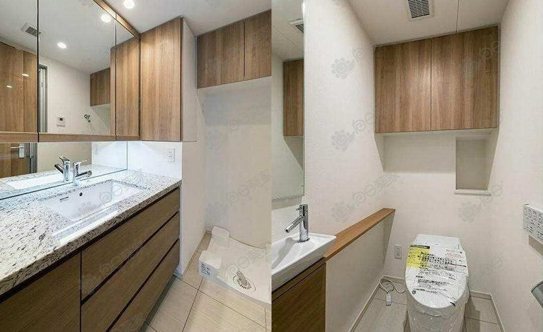 公寓洗面室和卫生间