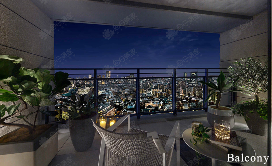 日本东京都港区南青山新开发塔楼公寓