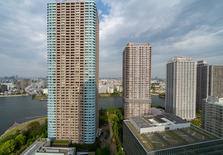 日本东京都中央区月岛2居室塔楼公寓
