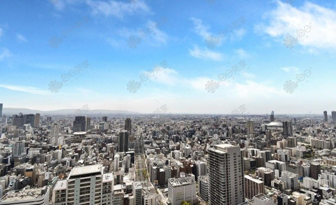 日本大阪市西区心斋桥周边塔楼顶层公寓